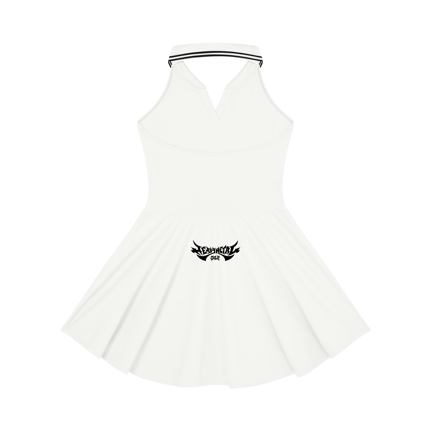 HMG Collared Halter Dress