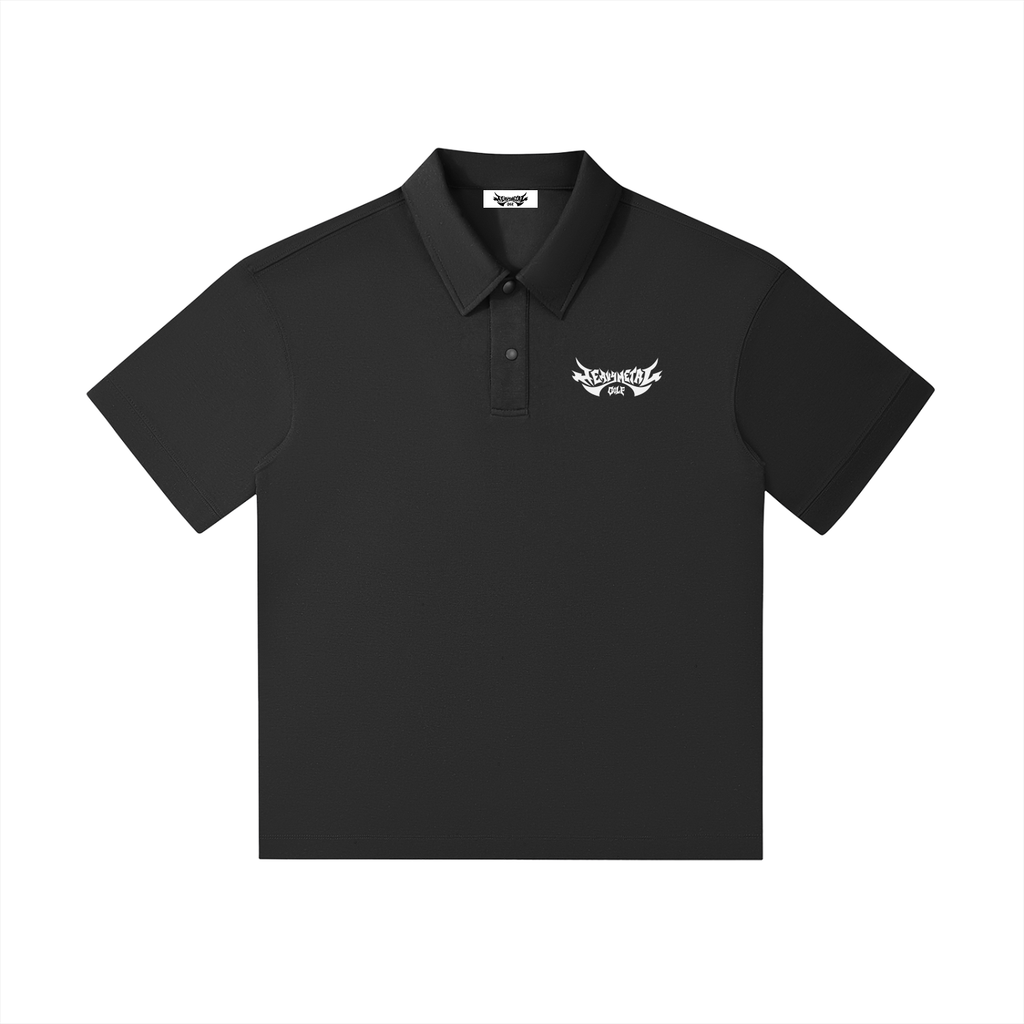 Drop Shoulder Short-Sleeve Polo