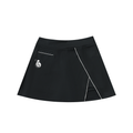 Heavy Metal High-Waist Pocketed A-Line Skirt