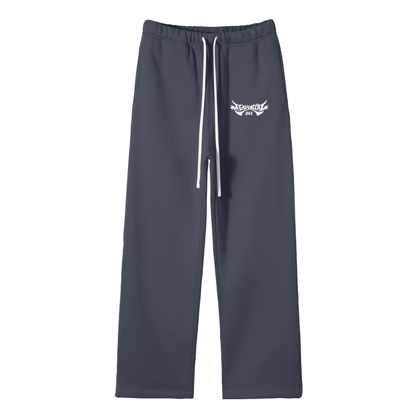 Unisex Solid Color Fleece Straight Leg Pants