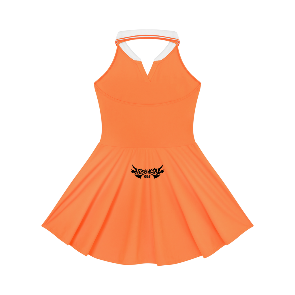 HMG Collared Halter Dress