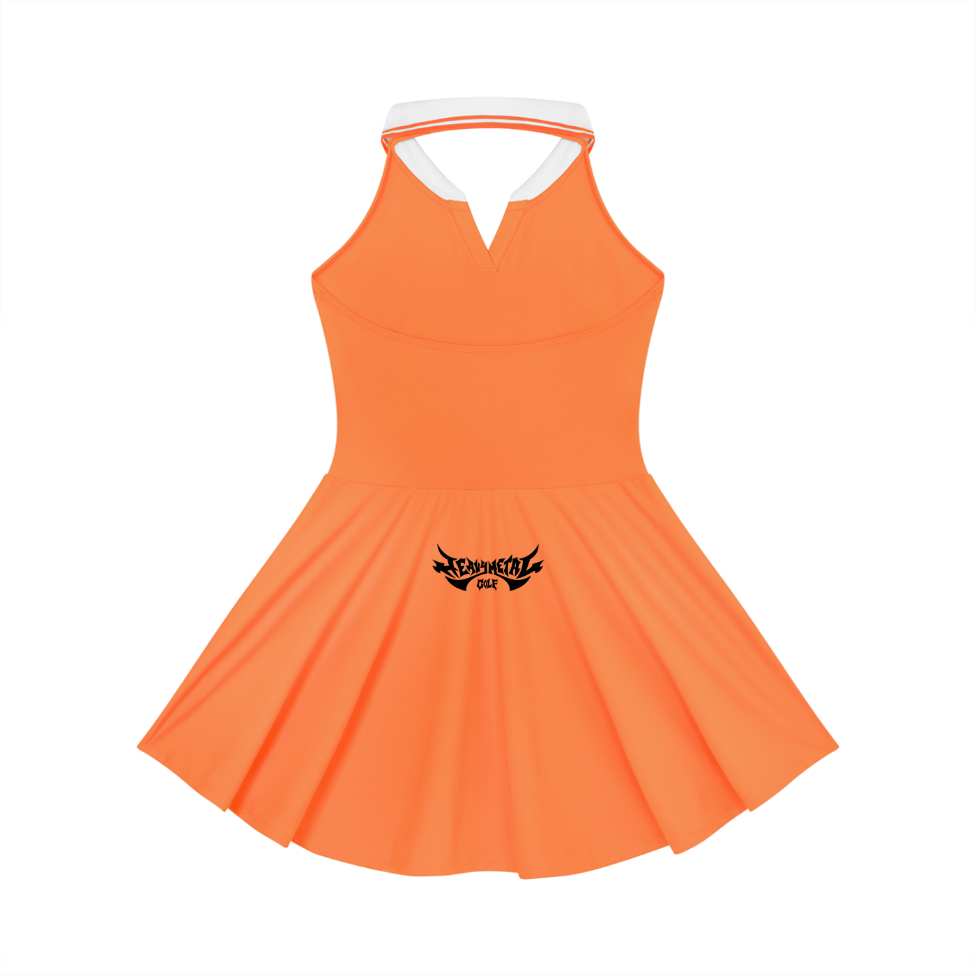 HMG Collared Halter Dress
