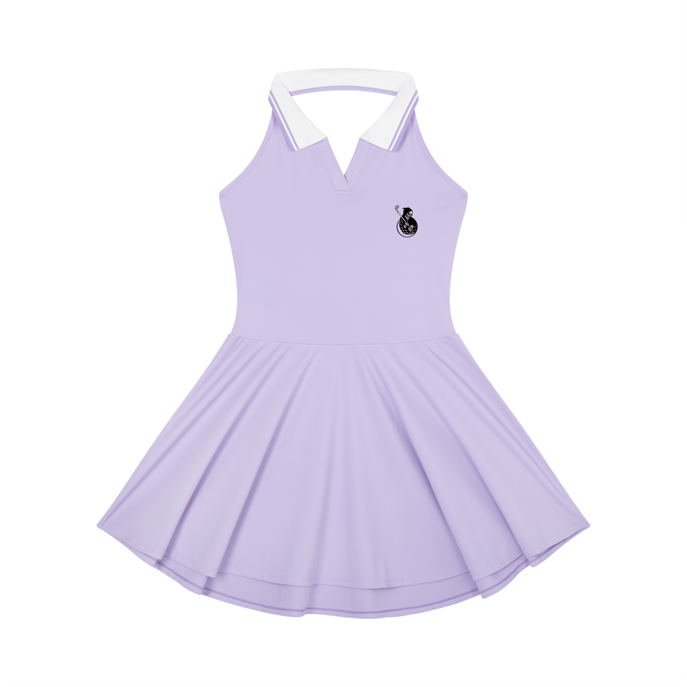 HMG Collared Halter Dress