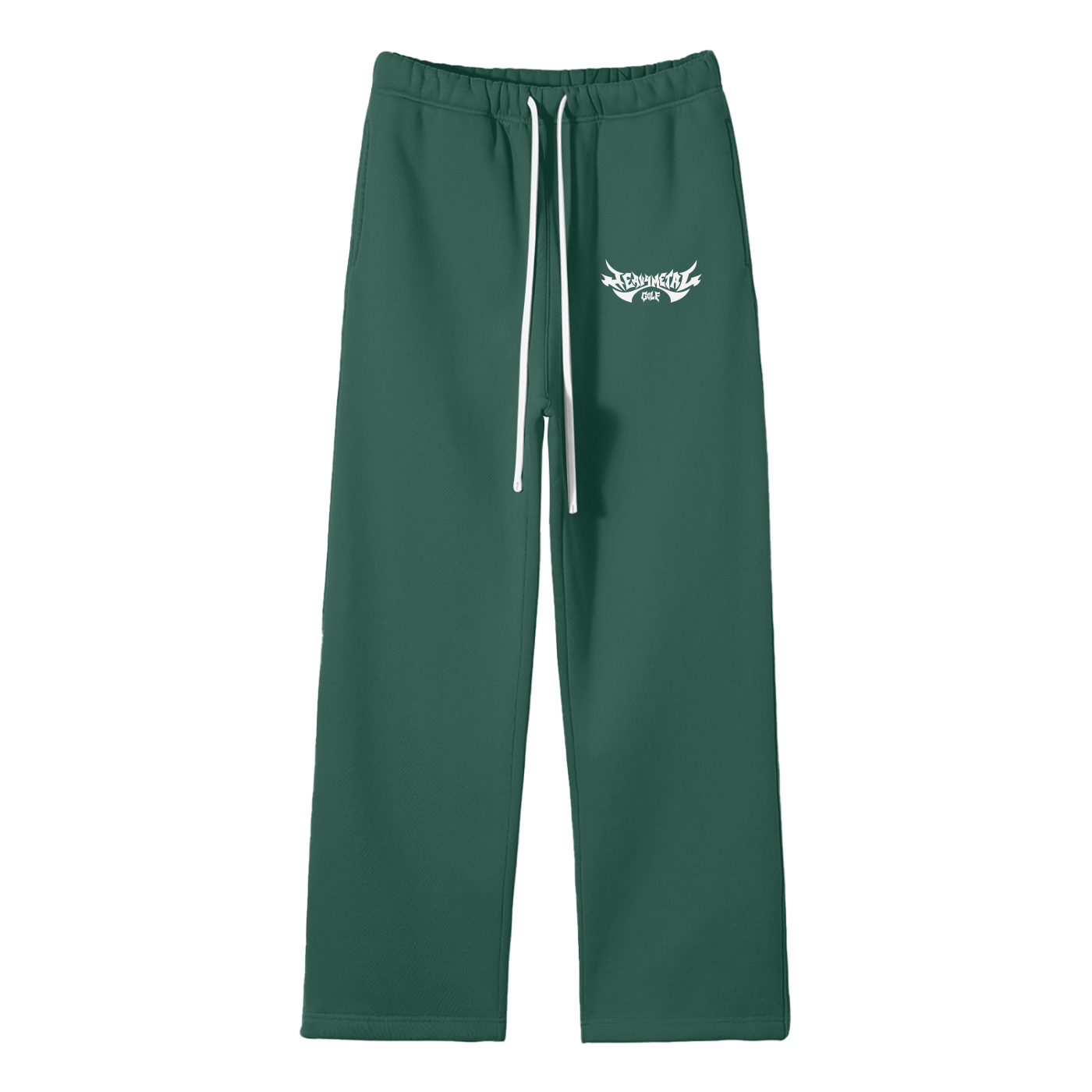 Unisex Solid Color Fleece Straight Leg Pants