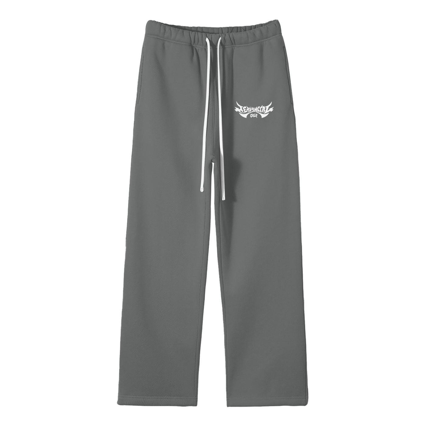 Unisex Solid Color Fleece Straight Leg Pants