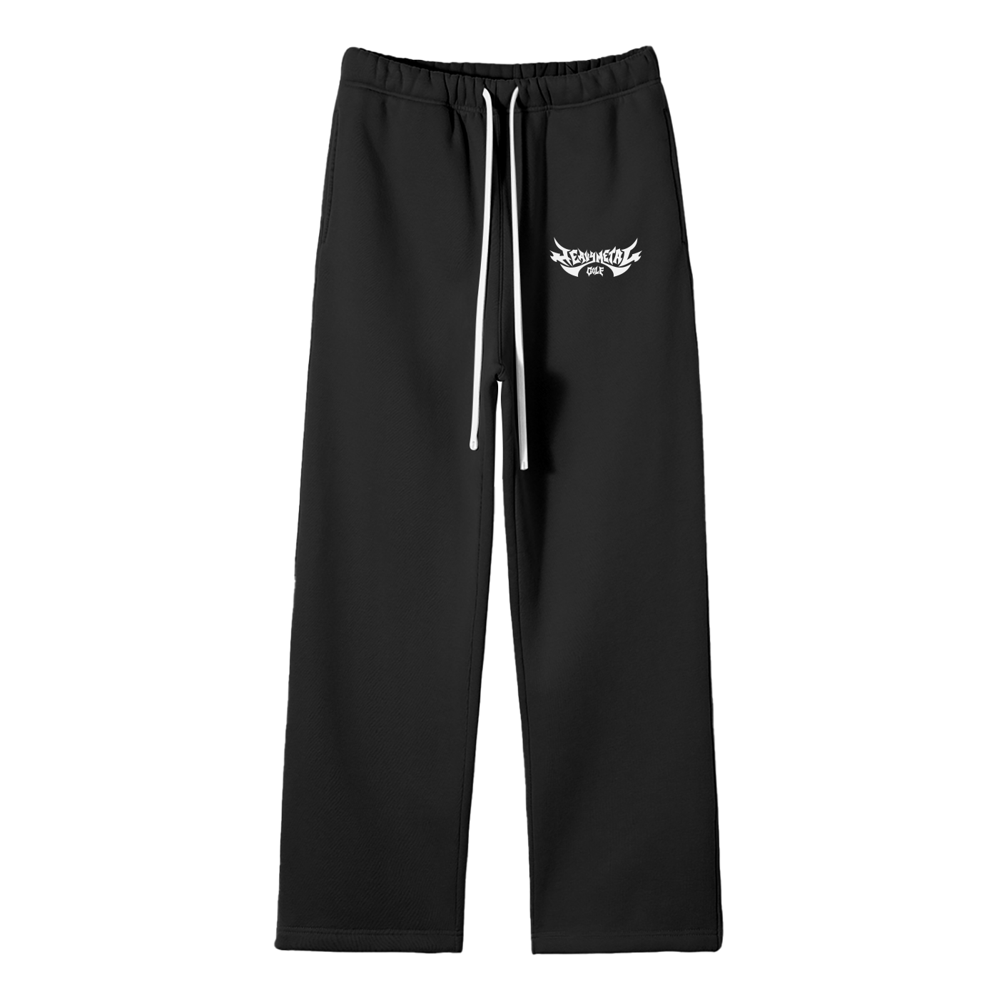Unisex Solid Color Fleece Straight Leg Pants