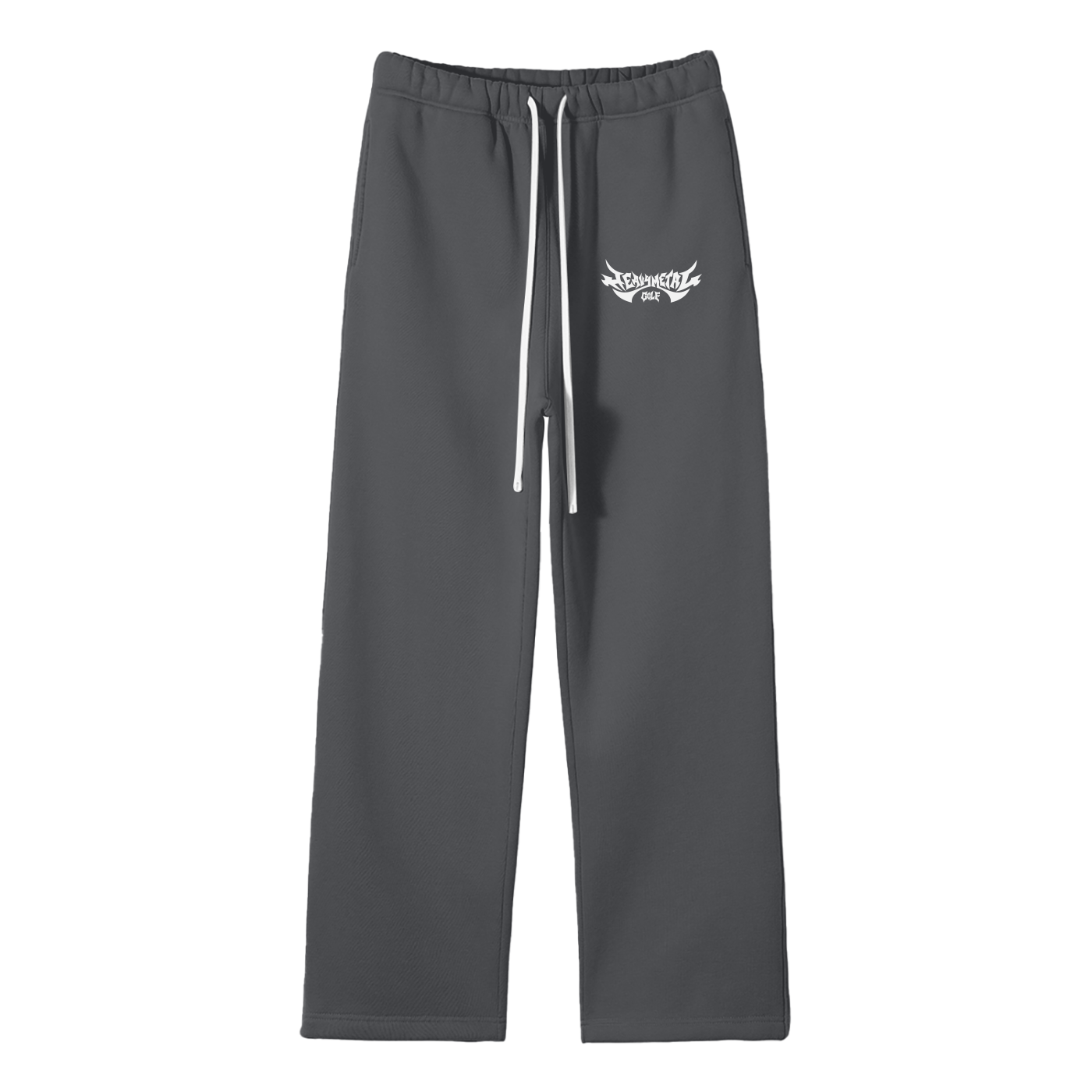 Unisex Solid Color Fleece Straight Leg Pants