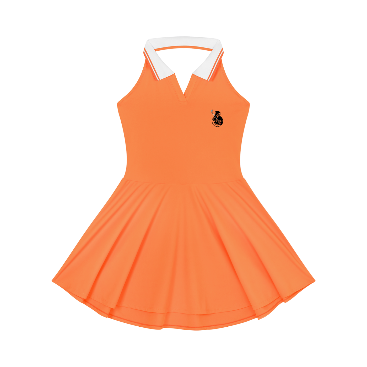 HMG Collared Halter Dress