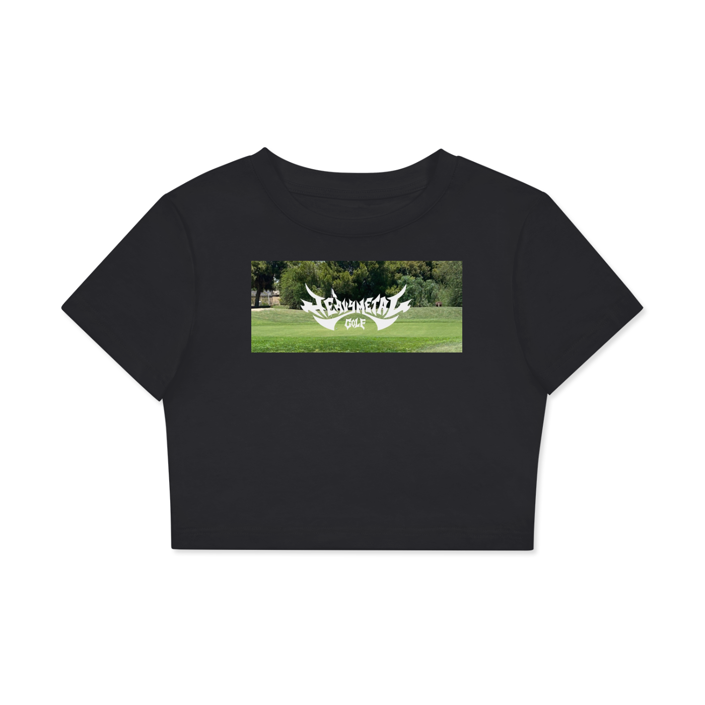 On The Green Cropped Tee