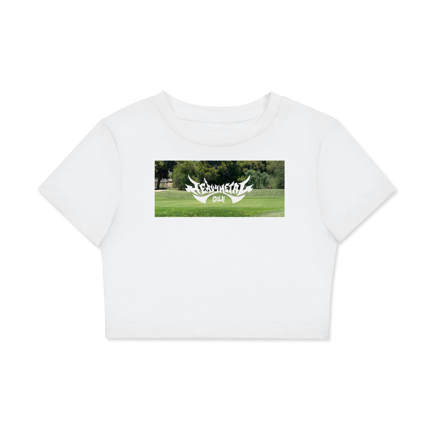 On The Green Cropped Tee
